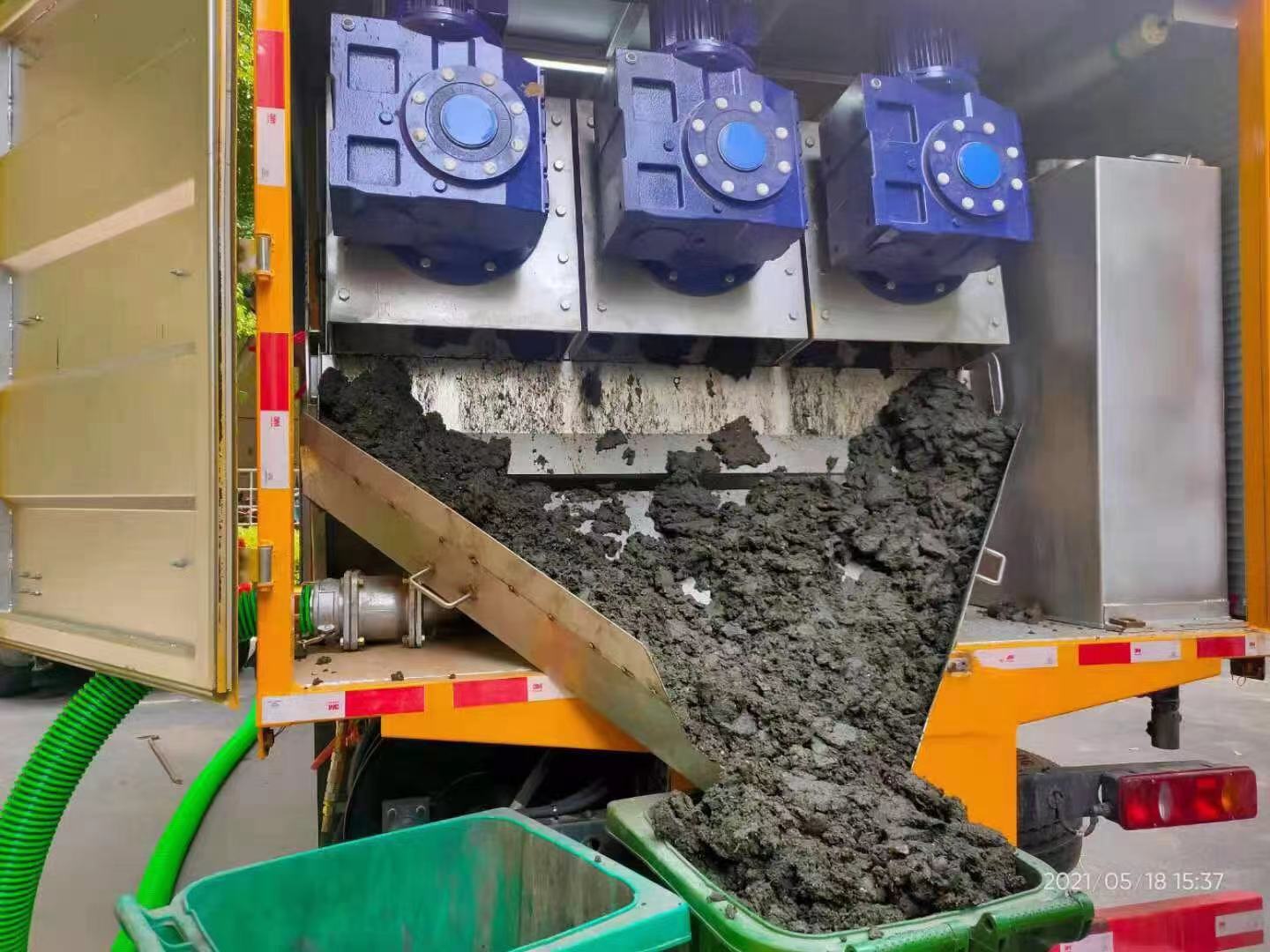 丰镇化粪池清掏城市维护站-泥浆净化干湿分离处理